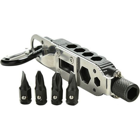 Tournevis Multifonctionnel Outil De Tournevis De Poche Portable avec Lumière LED (1/5)