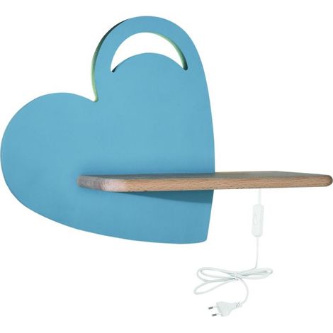 Applique murale Candellux Heart bleue LED 5W 4000K (1/3)