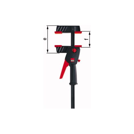 Bessey morsetto a una mano DuoKlamp 450 mm - DUO45-8