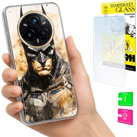 Schutzhülle für Realme 14 Pro+ 5G / 14 Pro Plus 5G: Rückseite + 9H-Glas (1/5)