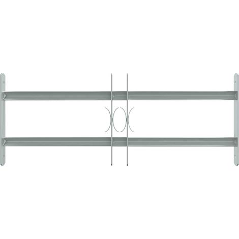 Grille réglable de sécurité de fenêtres et 2 barres 500-650 mm