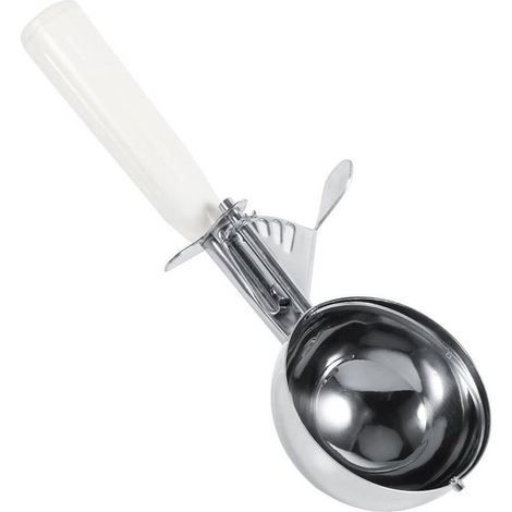 Cucchiaio in acciaio inox per gelato e frutta in cucina - Design pratico - Manico in plastica - 8 cm (1/3)