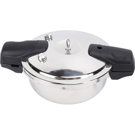 Autocuiseur miniature en acier inoxydable 304, multifonctionnel, pour la cuisson et la mise en conserve des aliments, adapté aux cuisinières à gaz et à induction, 24 cm/3,3 L. (1/5)