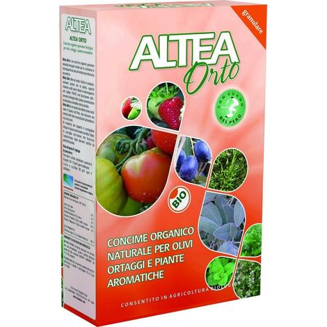 Altea Garden Bio-Granulatdünger für Gemüse und aromatische Pflanzen, 1,5 kg