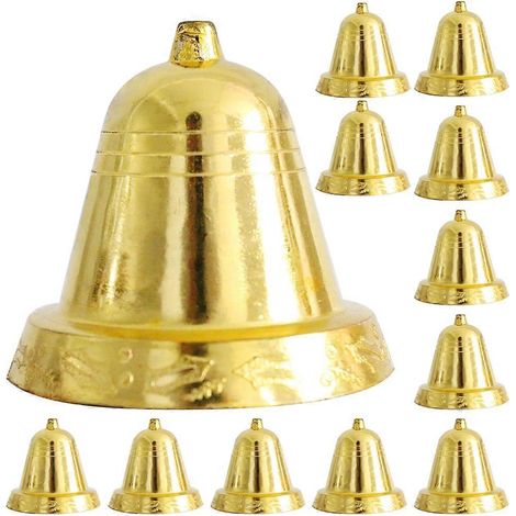 Lot de 5 petites cloches décoratives pour sapin de Noël-4.00X4.00X4.00CM-Golden