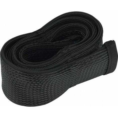 GUAINA RACCOGLICAVO C/ZIP D 25MMX1,5M NERO