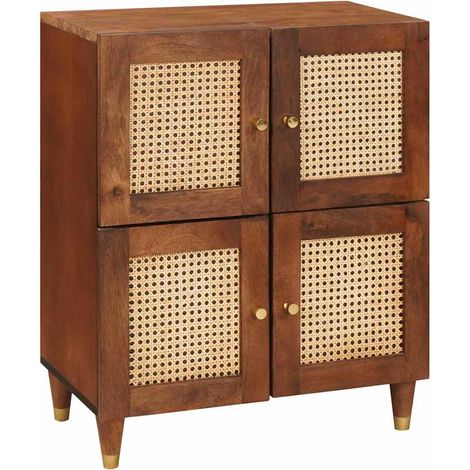 Sideboard Braun 60 x 33,5 x 75 cm Massivholz Mango