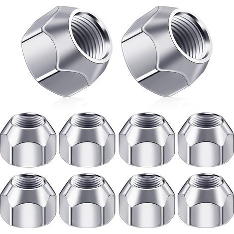 10 tuercas M10 para ruedas de remolque, tuercas ciegas para neumáticos (1/5)