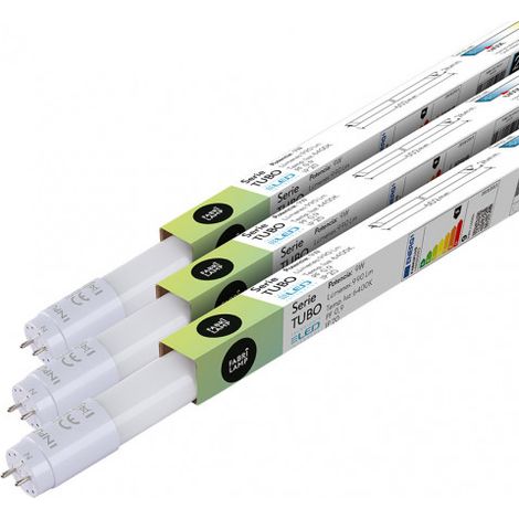 Tubo t8 9w 900lm 6400k fabriplus 60x2,6x2,6 cm