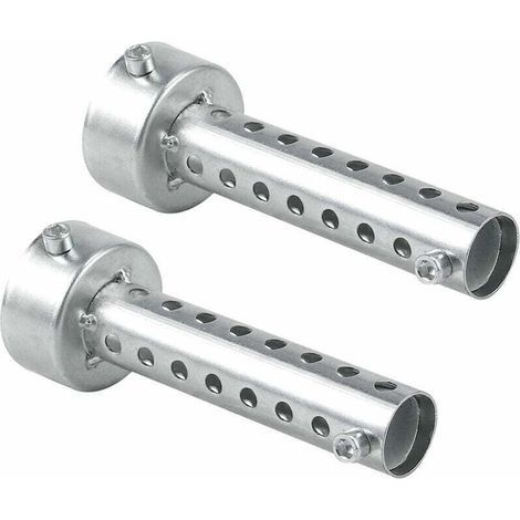 Insert chicane DB killer silencieux pour échappement moto – 2 pièces – Compatible 34-60mm – Installation facile – Réduction bruit efficace (1/4)