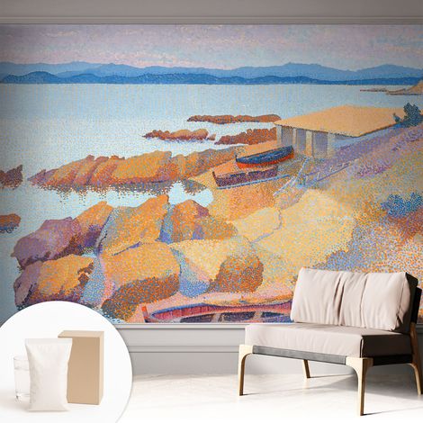 Carta Da Parati Con Design Moderno - Per Rinnovamento Rapido - Non-Woven - Per Interni Moderni Vista sul mare 312x219 cm (1/5)