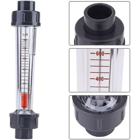Débitmètre d’eau Tube en plastique transparent Type 100-1000l / H Débit Mete (1/3)