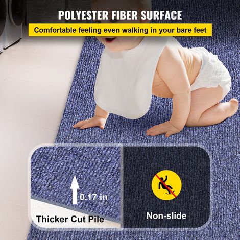 Tapis Extérieur Intérieur 4 m Tapis de Sol en Fibre de Polyester (1/5)
