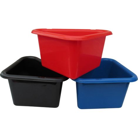 Corner Manger Horse Feeder 45L (Trough Stable Feed Bucket Equestrian Pony) (1/5)