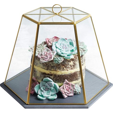 KitchenCraft ARTTERRARIUM Cupola di Servizio, Effetto Ottone (1/5)