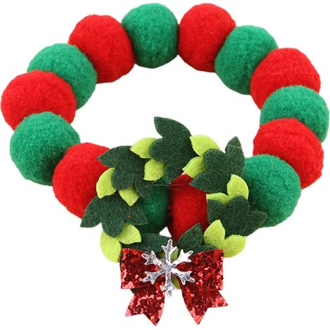 1 collier pour chien, doublé peluche, chaud et doux, ajustable S/M/L, pour chiens petits et moyens, chats, chiots et chatons (1/5)