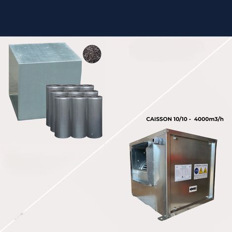 Pack 9 cartouches anti-odeurs + caisson moteur 10/10