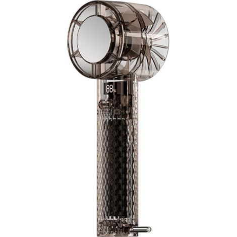 Filiyano-Ventilateur portable rafraîchissant à 100 niveaux de puissance, idéal pour le bureau, les voyages et les activités de plein air. Il est (1/4)
