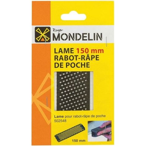Lame de rabot-râpe petit modèle Mondelin