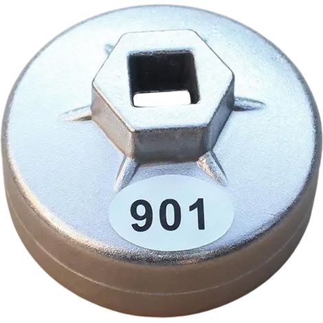Clé Filtre À Huile - 65 mm - 14 Cannelures - Pour Filtres À Visser Et Carters De Filtre - 1 Pièce (1/5)