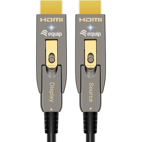 Equip HDMI HS Ethernet 2.1 D/A D-AOC 8K/60Hz  10.00m    grau (119471)