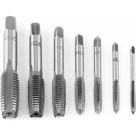 stücke Metrisches Gewinde Tap Die Gewindeschneiden Werkzeug Stahl Hand Gewinde M3 M4 M5 M6 M8 M10 M12 (1/5)
