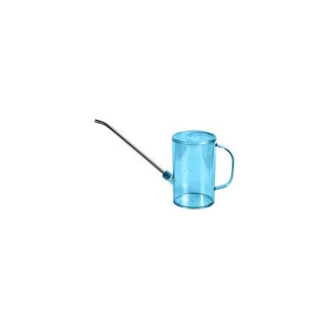 Kleine Gießkanne aus Kunststoff – für den Hausgarten – mit langem Ausguss – 1/4 Gallone (34 oz) Fassungsvermögen – himmelblau – Crezuo