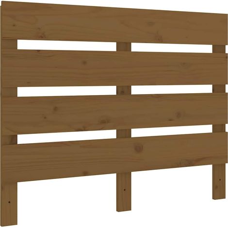 Maison Exclusive - Cabecero madera maciza de pino marrón miel 75x (1/5)