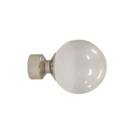 TERMINALE DECORATIVO MOD.SFERA D.28MM COL.PRUGNA