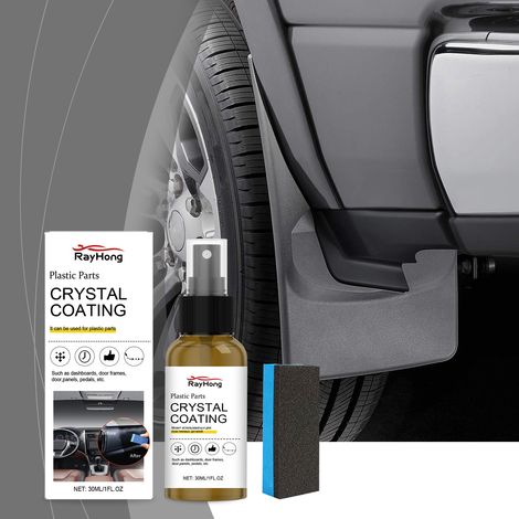 Car plastic coating spray, interior dashboard polishing, renovation, maintenance, dustproofing, and ceramic coating spray -- 30ML + sponge -- BIEMMEDUE (1/5)