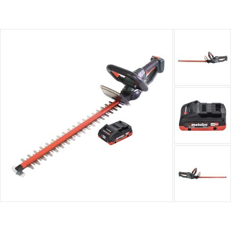 Metabo HS 18 LTX 55 Cortasetos sin cable 53cm 18V + 1x Batería 4.0 Ah - sin cargador (1/5)