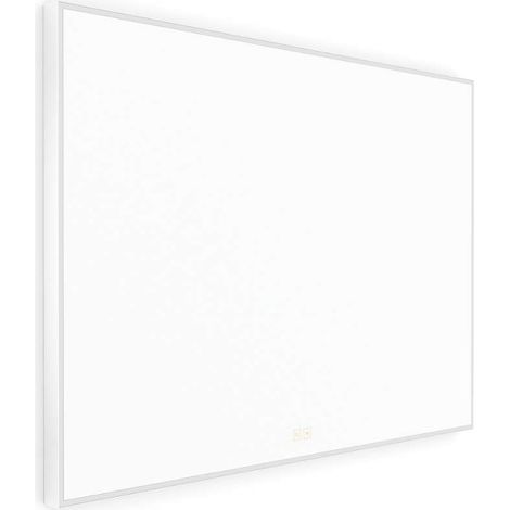 Nimco - Spiegel mit LED-Beleuchtung, 100x70 cm, zwei Berührungssensoren, mattweiß ZPB 13004VX-05 (1/4)