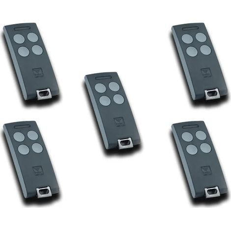 cardin 5 x télécommande 4 canaux 433 mhz s504 txq504c4