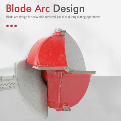 Adaptateur De Rail De Guidage - Pour Defonceuse - Perçage Charnières 35 Mm - Rouge - 1 Pièce (1/5)