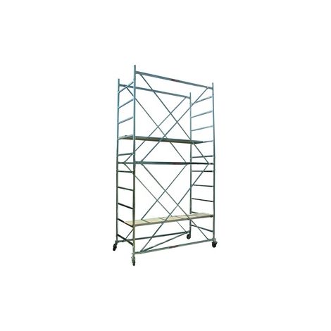 Trabattello In Acciaio Luna 76X165X37OH cm