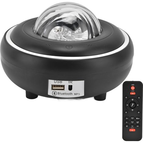 Sternenhimmel-Regenbogen-Projektor-Stehlampe mit Bluetooth, USB und Musik für Kinder Romantisches Nachtlicht-Geschenk (Fernbedienung, Batterien nicht enthalten) (1/5)