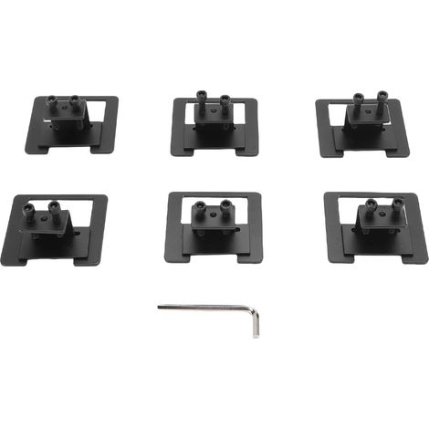 Lot de 6 butées matelas antidérapantes réglables ZJchao, fixations (1/5)