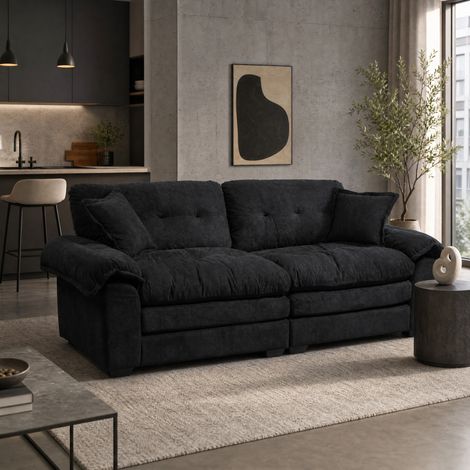 Sofa 2-Sitzer Chenille mit Memory-Schaum 214 cm OKMYHOME (1/5)