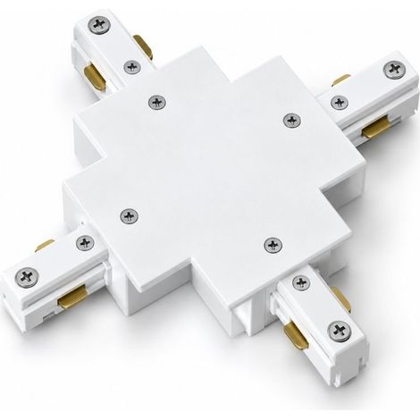 Connecteur X Rail Encastrable Monophasé Blanc - SILAMP (1/2)
