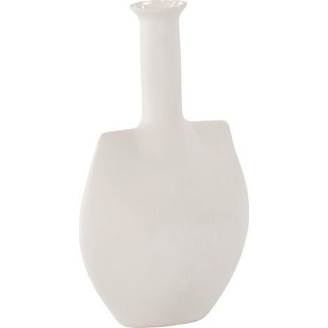 Vase Design en Céramique "Madison" 22cm Blanc Cassé (1/5)