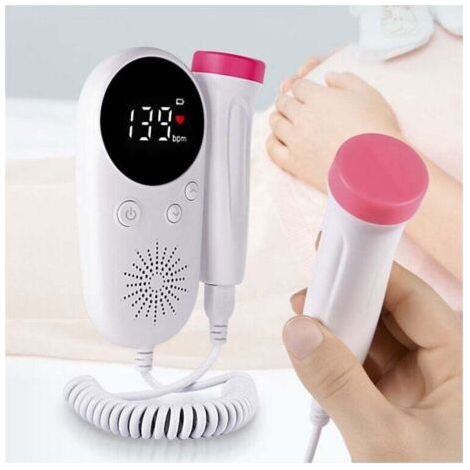 Fetal Doppler Baby Pränatal Monitor LCD Display Fetus-Stimme Meter Schwangere Frau Tägliche Pflege Produkt, (1/4)