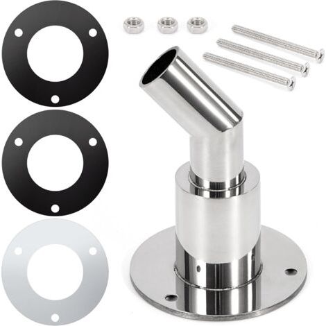 Raccord de Échappement Chauffage Diesel 24mm D'échappement Traversant la Coque en Acier Inoxydable pour Chauffage de Stationnement Diesel Bateau Voiture Camion Coude (1/5)