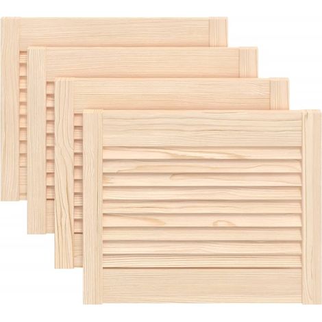 Maison Exclusive - Ante con Design a Lamelle 4 pz 39,5x49,4 cm in Legno di Pino