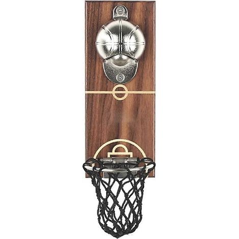 Flaschenöffner in Basketballform, Wanddosenöffner, Bierflaschenöffner --- (1/5)