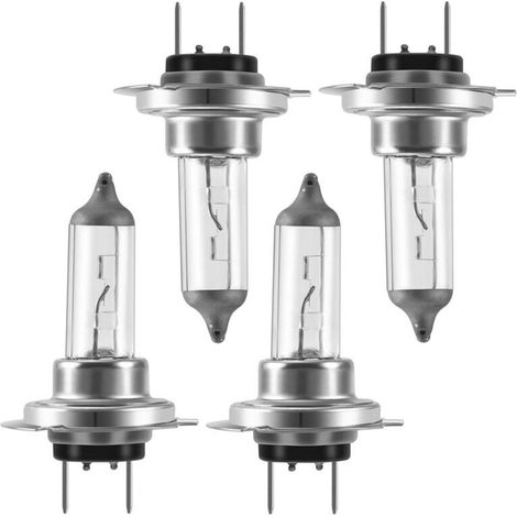 4 Ampoules de Phare Voiture H7 12V / 55W Halogène Lampe Standard (1/4)