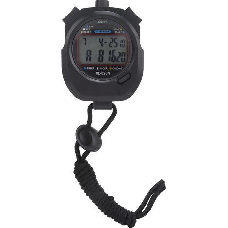 Wasserdichte digitale Sportstoppuhr mit Dual-Display für Training und Wettkämpfe (1/5)