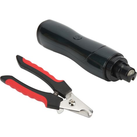 Kit de lime à ongles pour animaux de compagnie : polisseuse à ongles rechargeable USB, silencieuse (60 dB), à 3 vitesses, pour chiens, chats, lapins et oiseaux. (1/5)