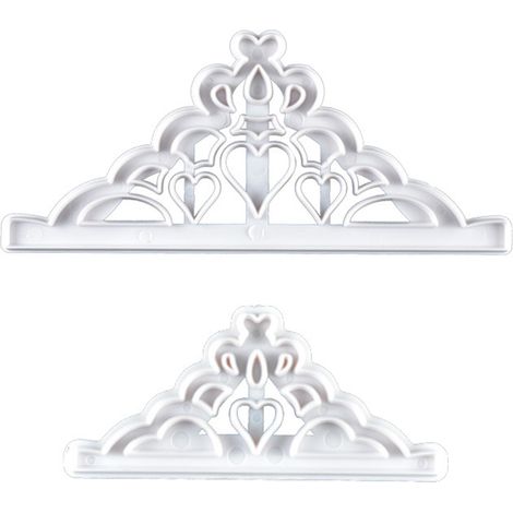 Hztyyier Set aus hochwertigen Kronen aus ABS-Material, Tortentiara, großes, detailliertes Design für Geburtstagsfeiern und Kinder