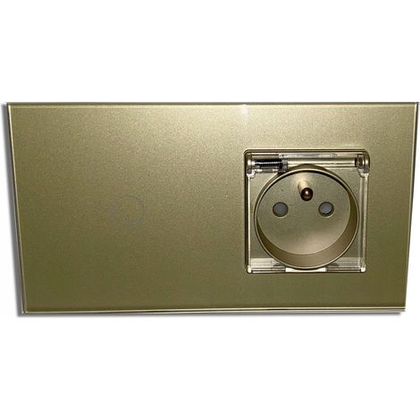 INTERRUTTORE SINGOLO TOUCH + PRESA ERMETICA (1/5)