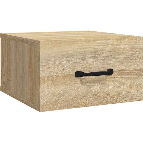 Maison Exclusive - Comodino a Muro Rovere Sonoma 35x35x20 cm (1/5)